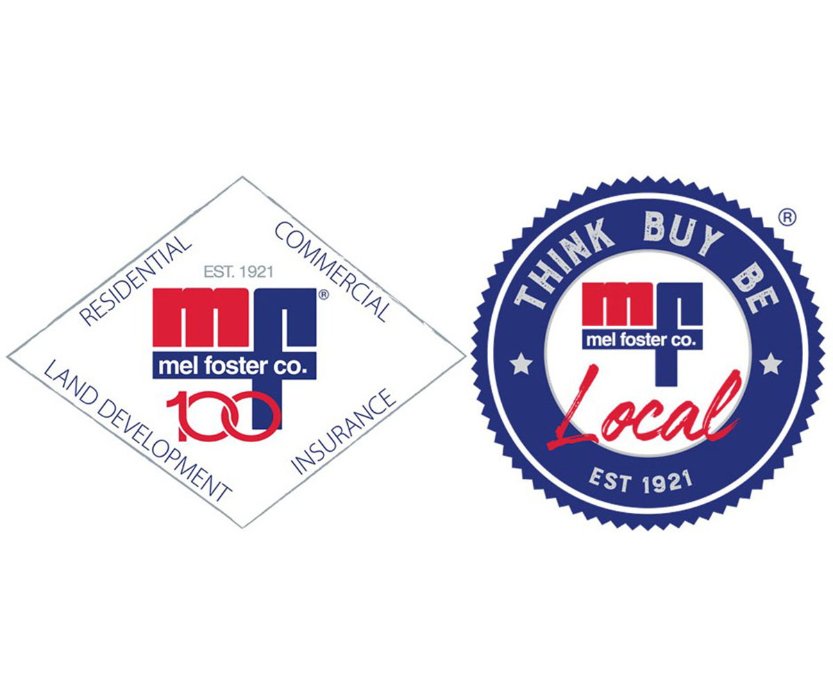 Mel Foster Co. logo and Think Buy Be Local logo