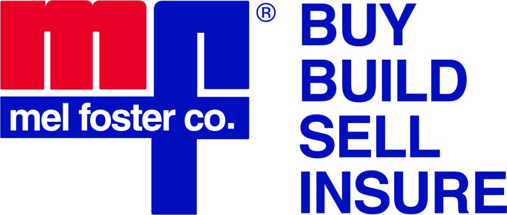 Mel Foster Co. logo with Buy Build Sell Insure tag line